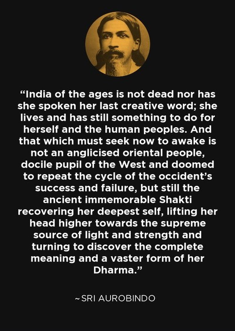 Sri Aurobindi Quote
