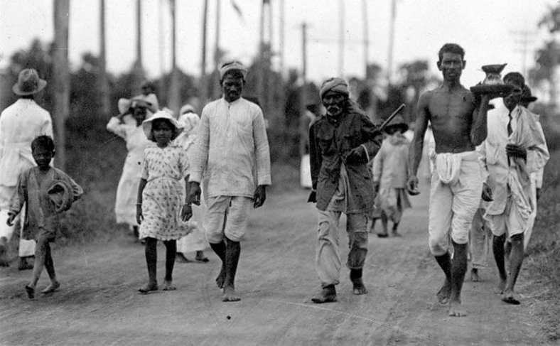 Indian indentured labour in Guyana ca. 1920.