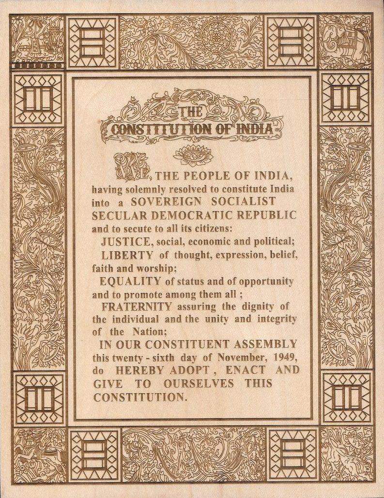 Preamble to the Indian Constitution