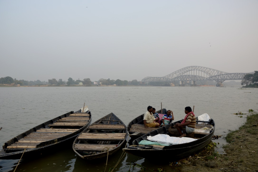 The Hooghly at Bandel. The Hooghly at Bandel.