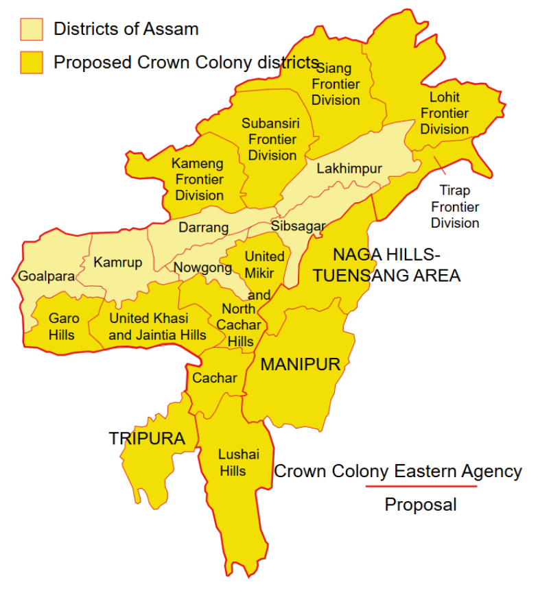 British Crown Colony Map