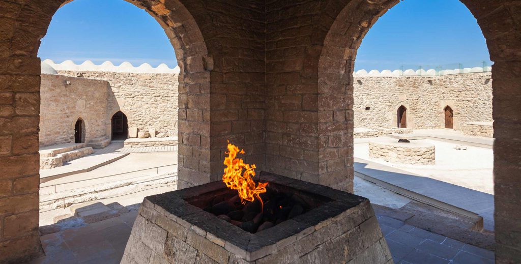 Javalaji Agni Temple near Baku, Azerbaijan. Javalaji (Agni) Temple near Baku.