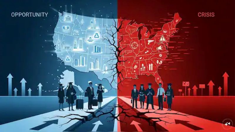 Opportunity vs Crisis in the US.