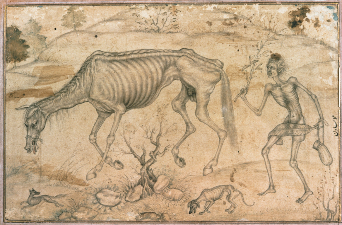 Drawing by Basawan, ca. 1595.