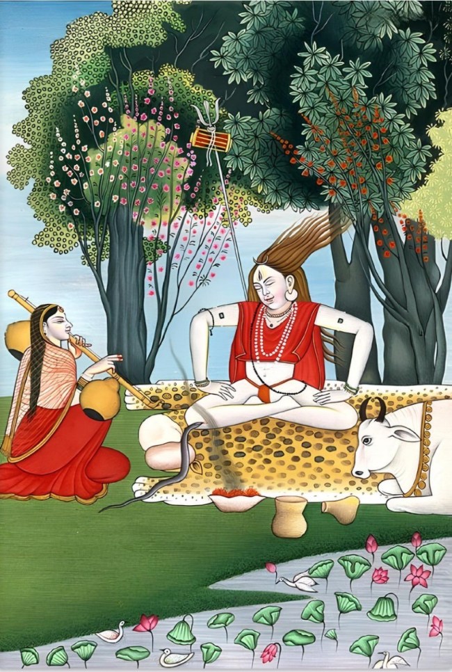 Bliss! Shiva in bliss.
