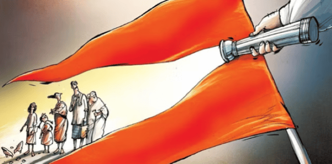 Hindus and Flag