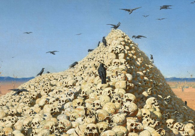 Mountain of Hindu Skulls