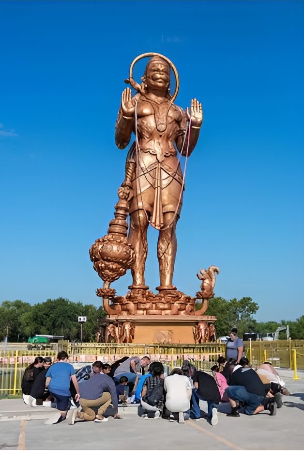 Hanuman statue in Sugarland, Texas. Hanuman statue in Sugarland, Texas.